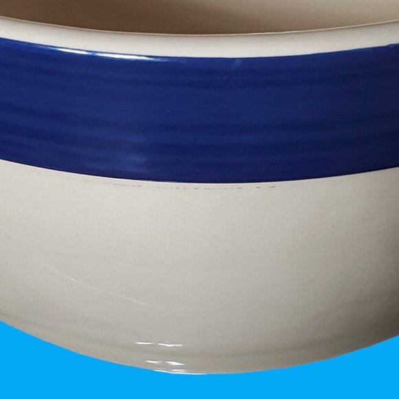 Vintage Cordon Bleu Pottery Mixing Bowl Large 9 3/4" x 5 3/4" - Picture 4 of 7